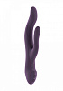 Фиолетовый вибратор с клиторальным отростком Shots Media BV Keira JIL004PUR (21,3 см)