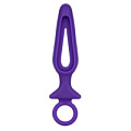 Фиолетовая силиконовая пробка с прорезью California Exotic Novelties Silicone Groove Probe SE-0393-46-2 (10,25 см)