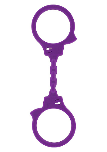 Фиолетовые эластичные наручники Toy Joy STRETCHY FUN CUFFS 3006010206
