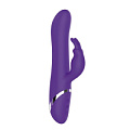 Фиолетовый вибратор-кролик с пуш-эффектом Tonga NAGHI NO.39 RECHARGEABLE THRUSTER VIBE 530039 (15 см)