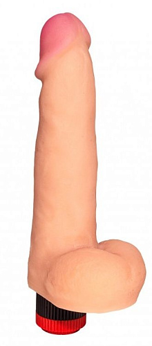 Телесный реалистичный вибратор Сумерки богов №72 3202-72 BX DD (19,5 см)