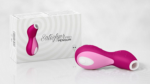 Бесконтактный стимулятор клитора розового цвета Satisfyer Pro Penguin J2018-8-P