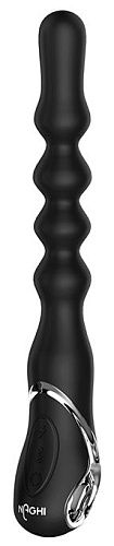Чёрный анальный вибратор Tonga NAGHI NO.30 530030 (26 см)