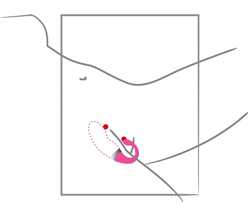 Розовый изогнутый вибростимулятор Orion 0587230 (14 см)