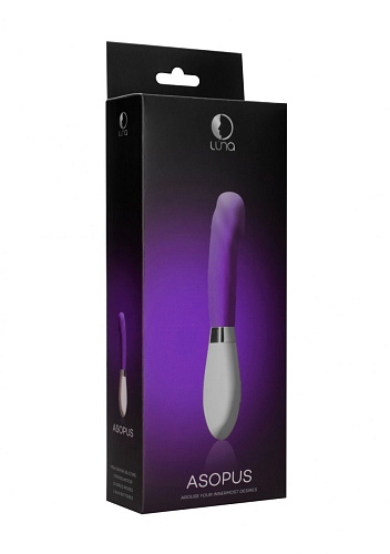 Фиолетовый вибратор Shots Media BV Asopus LUNA013PUR (21 см)