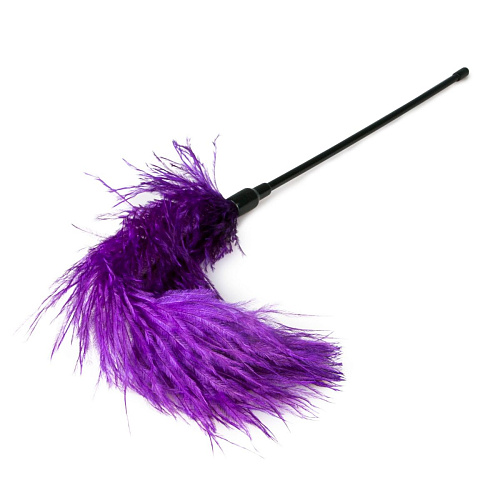 Тиклер с фиолетовыми перышками EDC Wholesale Feather Tickler ET254PUR (54 см)