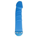 Голубой вибратор Howells SPARKLE SUCCUBI VIBRATING DONG 91017Blue (14,5 см)