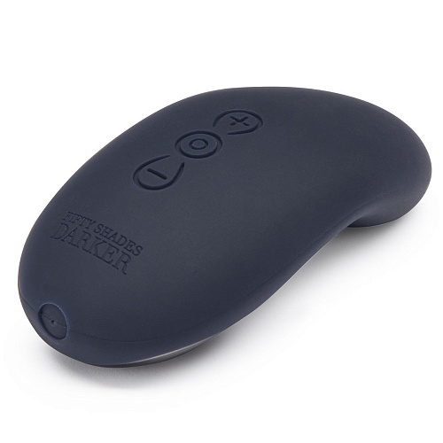 Тёмно-синий клиторальный стимулятор Fifty Shades of Grey DARKER DELICIOUS TINGLES CLITORAL VIBRATOR FS-63945