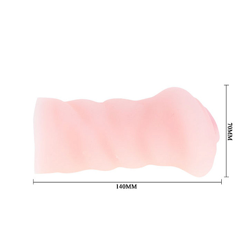 Мастурбатор телесного цвета с вибрацией Baile «Сладкая Акими» BM-009132