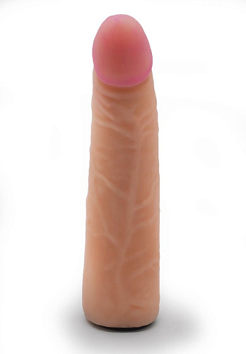 Страпон системы Харнесс: трусики с плагом и реалистичная насадка телесного цвета LOVETOY (А-Полимер) 730703 (17,5 см)