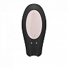 Чёрный вибратор для пар с управлением через приложение Satisfyer Double Joy J2008-16-1