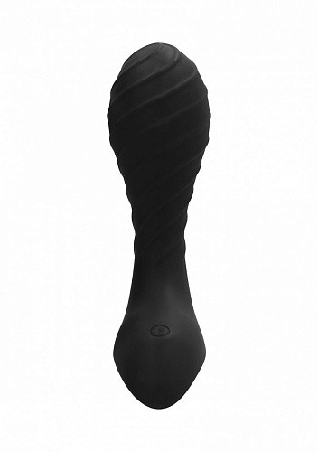 Чёрный анальный вибростимулятор Shots Media BV Astor Anal Vibrator SIM067BLK