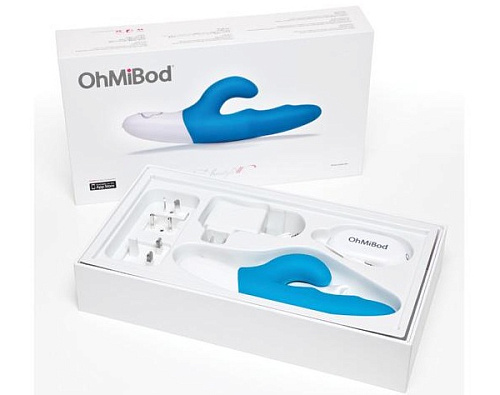 Голубой вибратор OhMiBod Freestyle W E22989