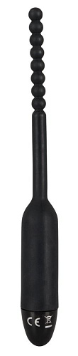 Чёрный вибростимулятор для уретры Orion Silikon Dilator 0584746