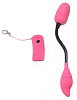 Два розовых виброяйца с беспроводным пультом управления Baile BI-014047-2-0101