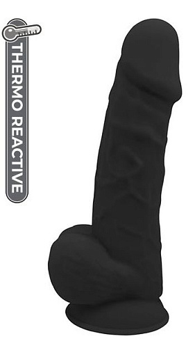 Чёрный фаллоимитатор на присоске Dream Toys DILDO 8.5INCH 21566 (20 см)