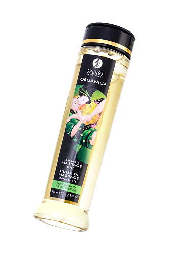 Массажное масло с ароматом зелёного чая Shunga Organica 1311 (240 мл)