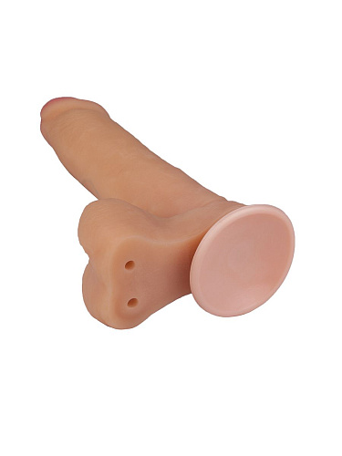 Телесный фаллоимитатор на присоске LOVETOY (А-Полимер) BEST COCK 8 591503