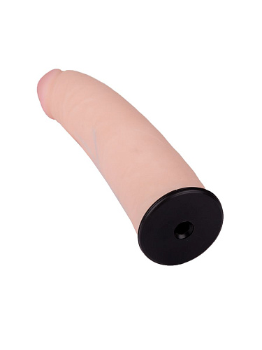 Телесная насадка на пояс Harness с коннектором LOVETOY (А-Полимер) 860602 (18 см)