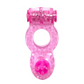 Розовое эрекционное кольцо с вибрацией Lola toys Rings Ringer 0114-73Lola