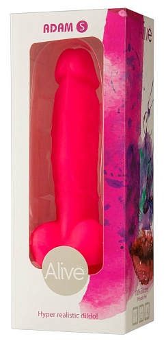 Розовый фаллоимитатор-реалистик Adrien Lastic Adam S 20601 (18,5 см)