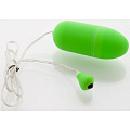 Зелёное виброяйцо Sexus Funny Five 931003-7 (8 см)