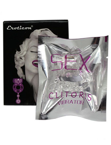 Кольцо с вибрацией и дополнительной стимуляцией Eroticon 31003