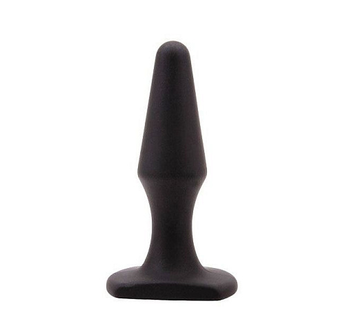 Чёрная анальная втулка Bior toys Sex Expert SEM-55015 (10,5 см)