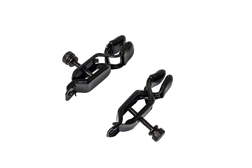 Чёрные зажимы на соски Lola toys Craze 1132-01lola