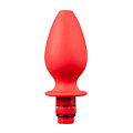 Красная насадка для душа NMC HYDROBLAST 4INCH BUTTPLUG SHAPE DOUCHE 111743 (10,2 см)