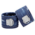Синие джинсовые наручи Shots Media BV Roughend Denim Style OU471BLU