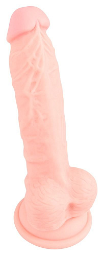 Реалистичный фаллоимитатор телесного цвета из силикона Orion Medical Silicone Dildo 05266570000 (18 см)