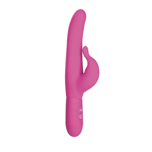 Розовый водонепроницаемый силиконовый вибратор California Exotic Novelties Posh 10-Function Silicone Teasing Tickler SE-4540-30-3 (20 см)