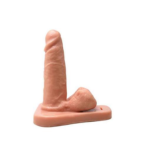 Реалистичный страпон телесного цвета без трусиков Topco Sales Fierge Hardcore  1003018