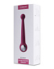 Ярко-розовый вибратор с 2 моторами и гнущейся головкой Svakom Bonnie Plum Red S1 (20 см)