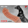 Насадка на фаллостелесного цвета с бугорками KOKOS Cock Sleeves NES.006-M (14,7 см)