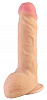 Телесный реалистичный фаллоимитатор Сумерки богов Flex Fix Sistem №64 3205-64 BX DD (20 см)