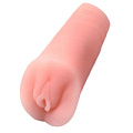 Мастурбатор-вагина телесного цвета из ультраскин с вибрацией Eroticon 30199