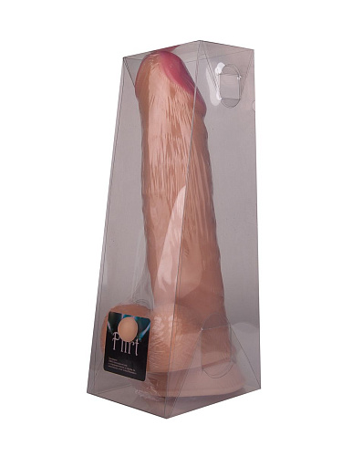 Гигантский фаллоимитатор телесного цвета с мошонкой и присоской LOVETOY (А-Полимер) 719001 (26 см)