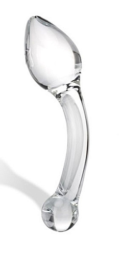 Прозрачная капля для массажа простаты Glas Pure Slider GLAS-83