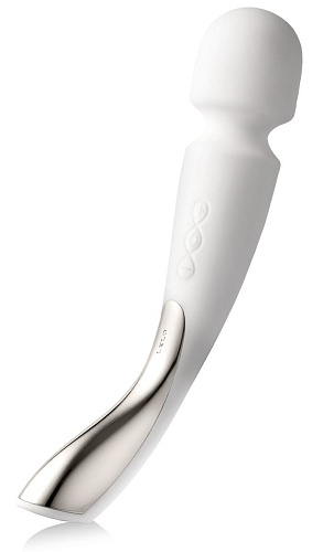 Профессиональный массажёр белого цвета Lelo Smart Wand Medium Ivory LEL8296