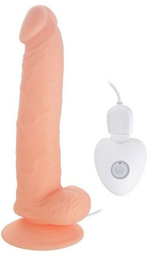 Телесный вибратор Howells SEDUCER 20 Function Perfect Peter 170310Flesh (20,5 см)