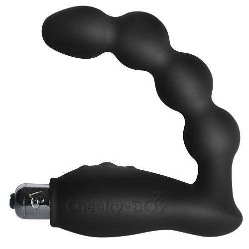 Чёрный стимулятор простаты Rocks-Off Cheeky-Boy Intense E27593