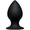 Чёрная анальная пробка Doc Johnson Kink Ace Silicone Plug 4 2401-15-BX (10,16 см)