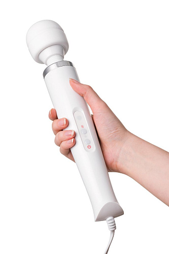 Белый жезловый вибромассажёр ToyFa L EROINA Super Massage 561008