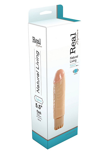 Вибратор телесного цвета Toyz4lovers Vibe Typhoon T4L-00903059 (13,5 см)