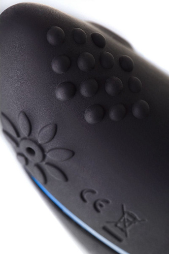 Чёрно-синий массажёр простаты Erotist Third 541303