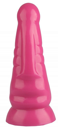 Розовая анальная втулка с круглой головкой Сумерки богов 1016-89 BX DD (20 см)