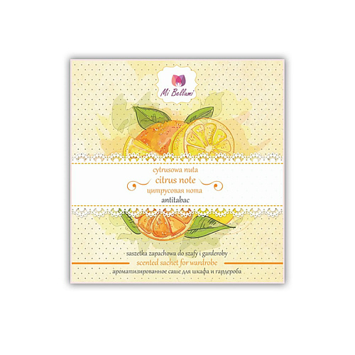 Ароматическое саше для дома Роспарфюм с ароматом цитрусовых RP-183