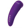 Фиолетовый бесконтактный стимулятор клитора с вибрацией Erotist Coxy 541005